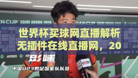 世界杯买球网直播解析无插件在线直播网,2026年球迷必备的高清观赛指南
