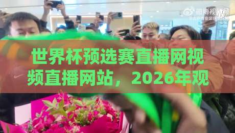 世界杯预选赛直播网视频直播网站，2026年观赛新选择？