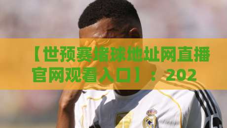 【世预赛堵球地址网直播官网观看入口】：2026年世预赛亚洲区观赛全攻略（从注册到直播一步到位）