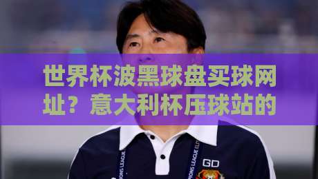 世界杯波黑球盘买球网址？意大利杯压球站的风险警示与2026观赛指南