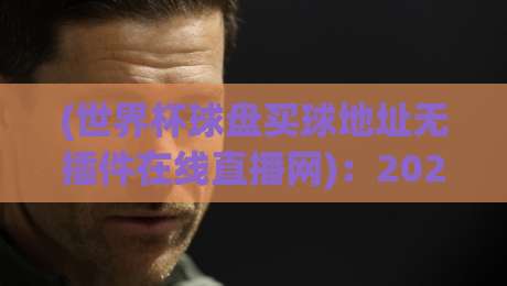 (世界杯球盘买球地址无插件在线直播网)：2026年观赛新选择，看球就这么简单