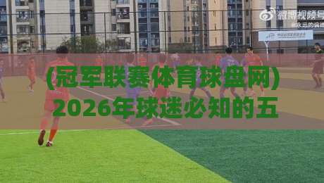 (冠军联赛体育球盘网) 2026年球迷必知的五大趋势与避坑指南
