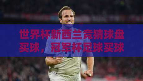 世界杯新西兰竞猜球盘买球，冠军杯足球买球：2026年实战指南与避坑策略