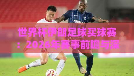 世界杯伊朗足球买球赛：2026年赛事前瞻与深度解析