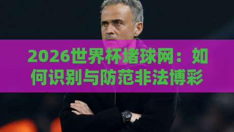2026世界杯堵球网：如何识别与防范非法博彩陷阱？
