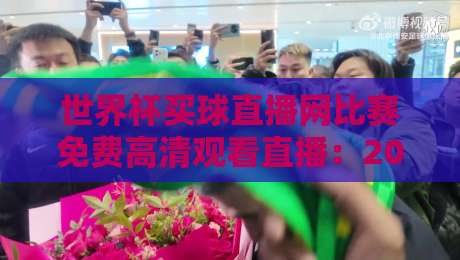 世界杯买球直播网比赛免费高清观看直播：2026年世界杯观赛指南，免费高清不卡顿！